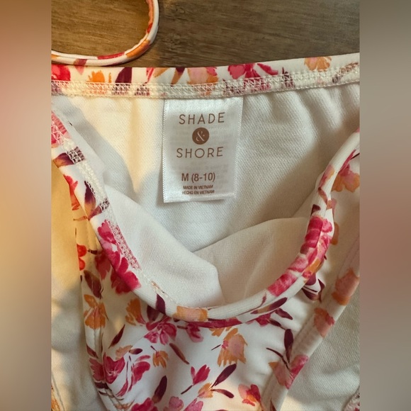 NWT Shade & Shore Pink Ditsy Floral Bikini - Picture 8 of 9